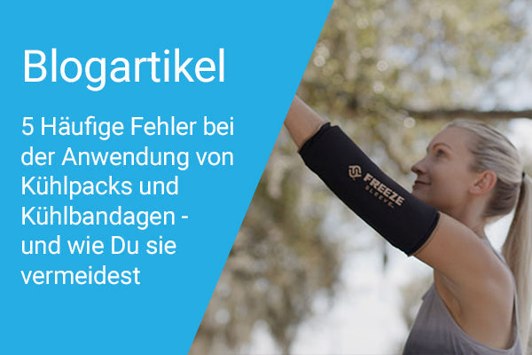 5 häufige Fehler bei der Anwendung von Kühlbandagen – und wie du sie vermeidest