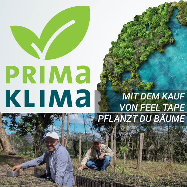 Feel Performance Tape - 5cm x 5m - Schwarz Logo